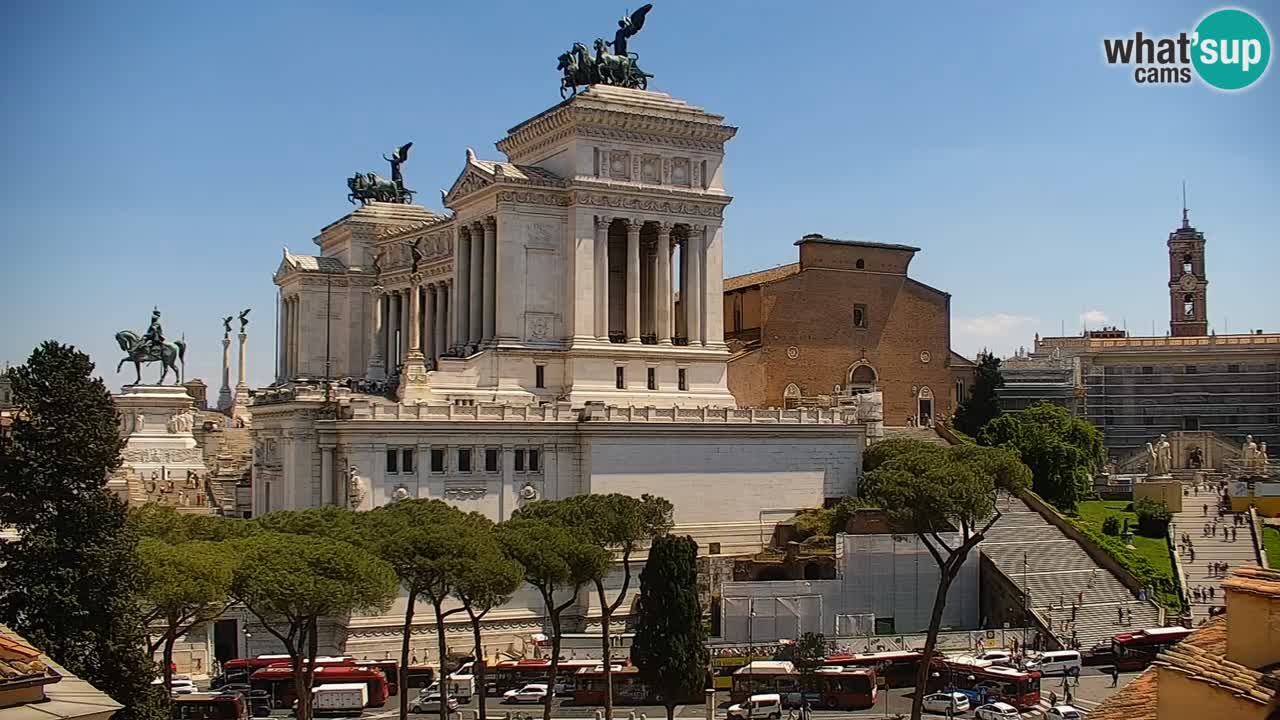 Rome Livecam – Vittoriano webcam – Altare della Patria
