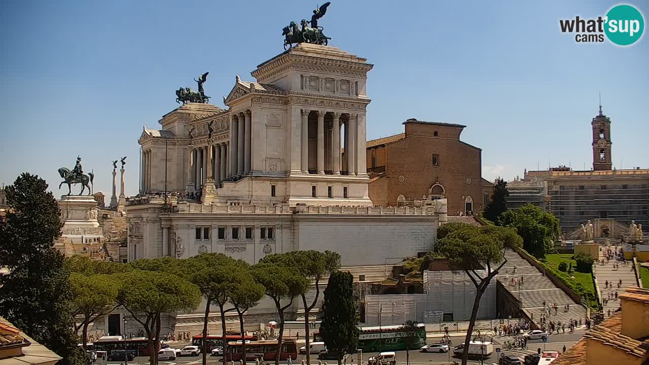 Rome Livecam – Vittoriano webcam – Altare della Patria