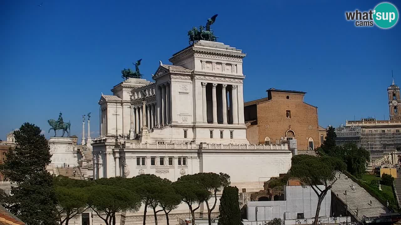 Rome Livecam – Vittoriano webcam – Altare della Patria