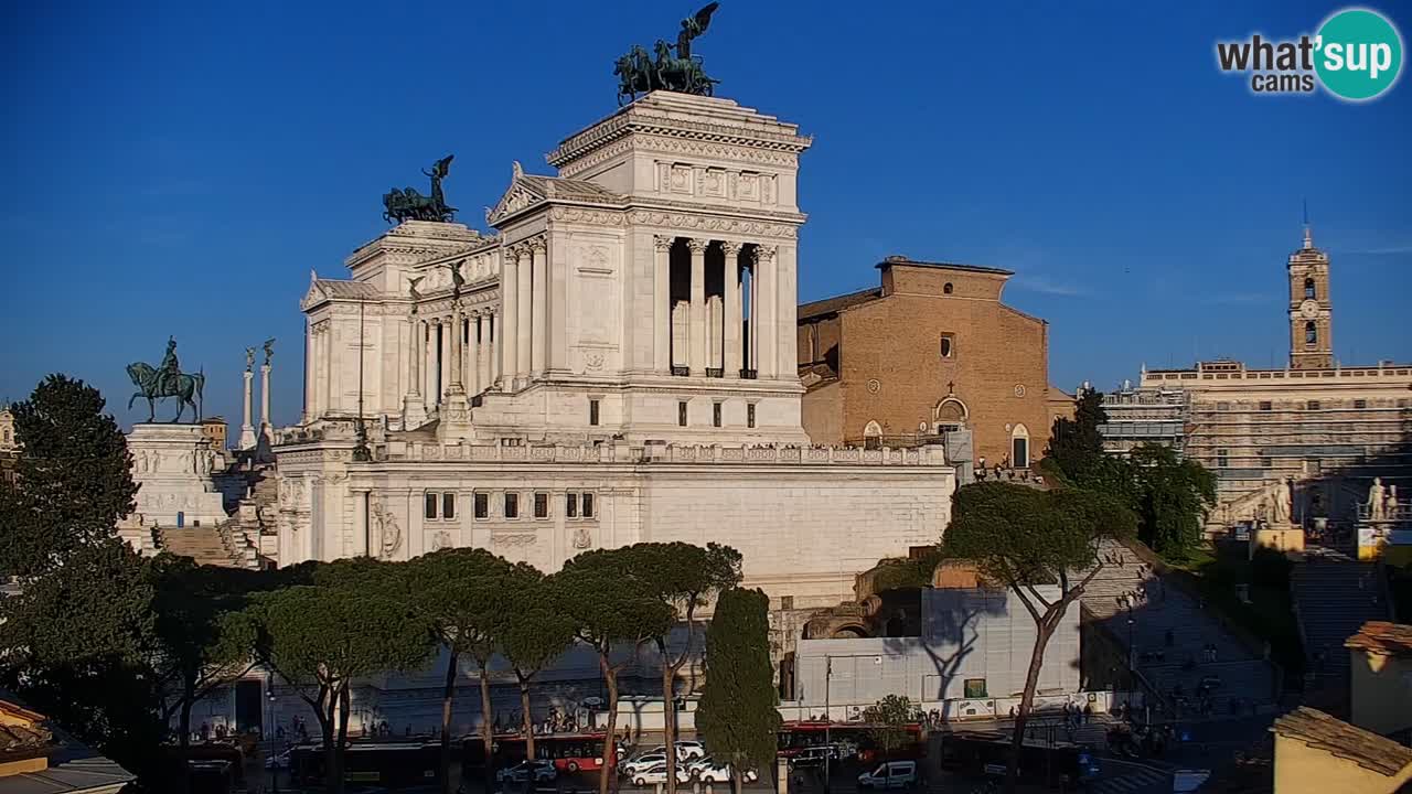 Rome Livecam – Vittoriano webcam – Altare della Patria