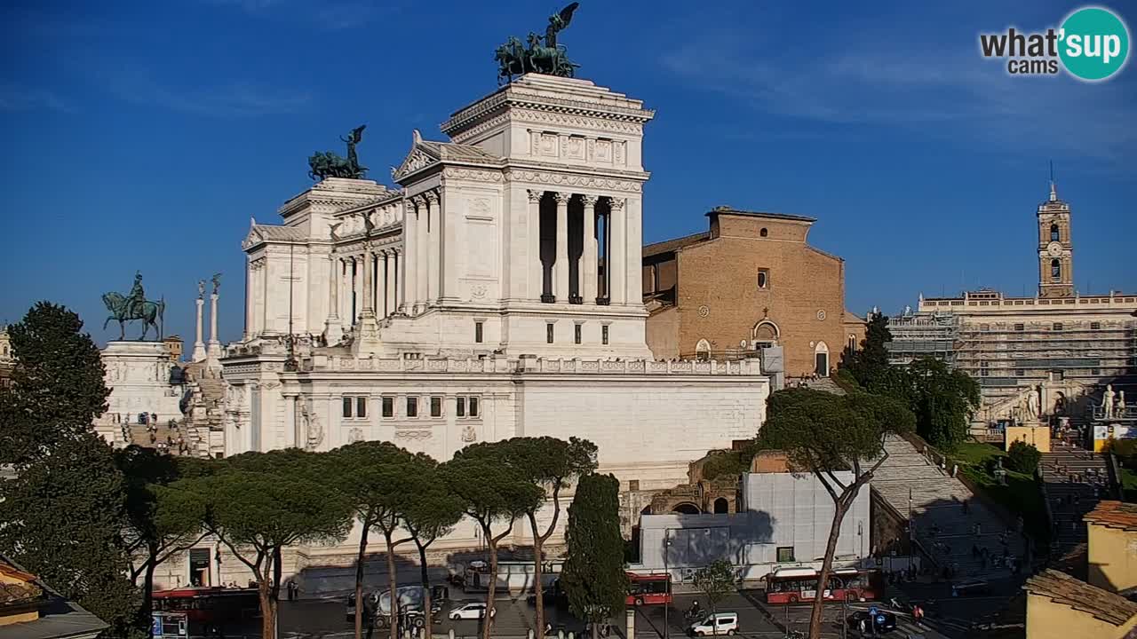 Rome Livecam – Vittoriano webcam – Autel de La Patrie