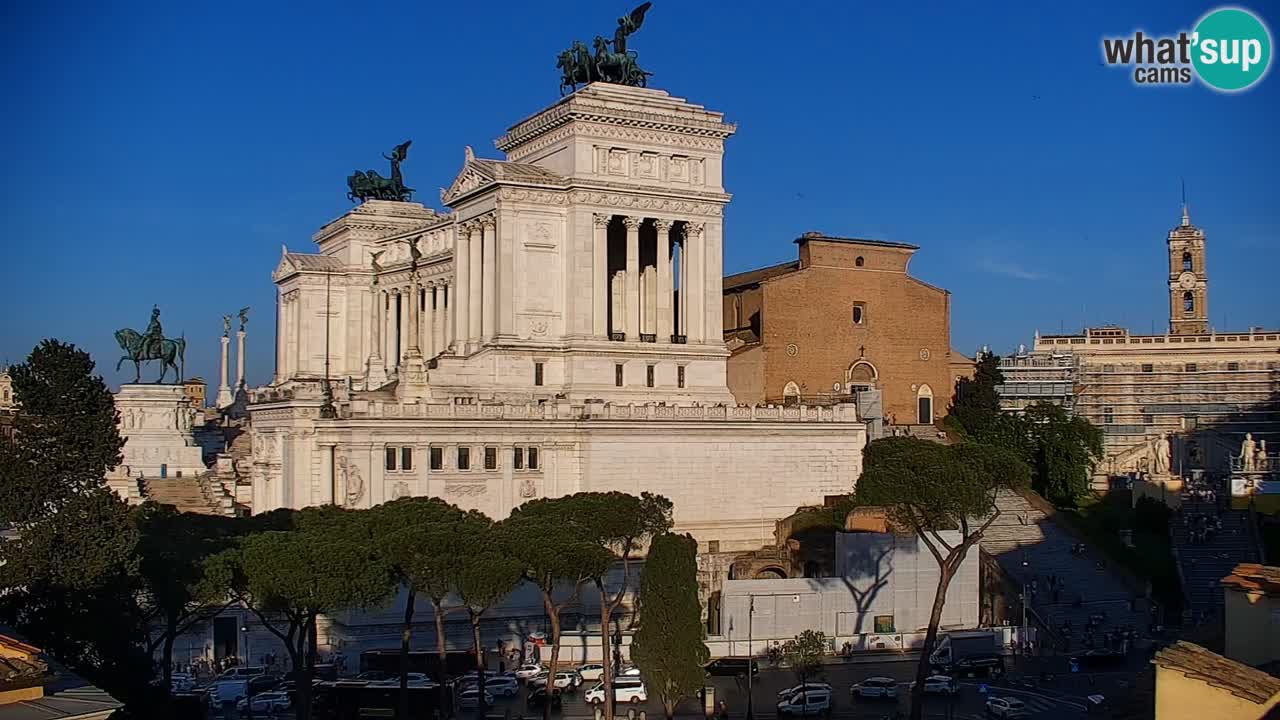 Rome Livecam – Vittoriano webcam – Altare della Patria