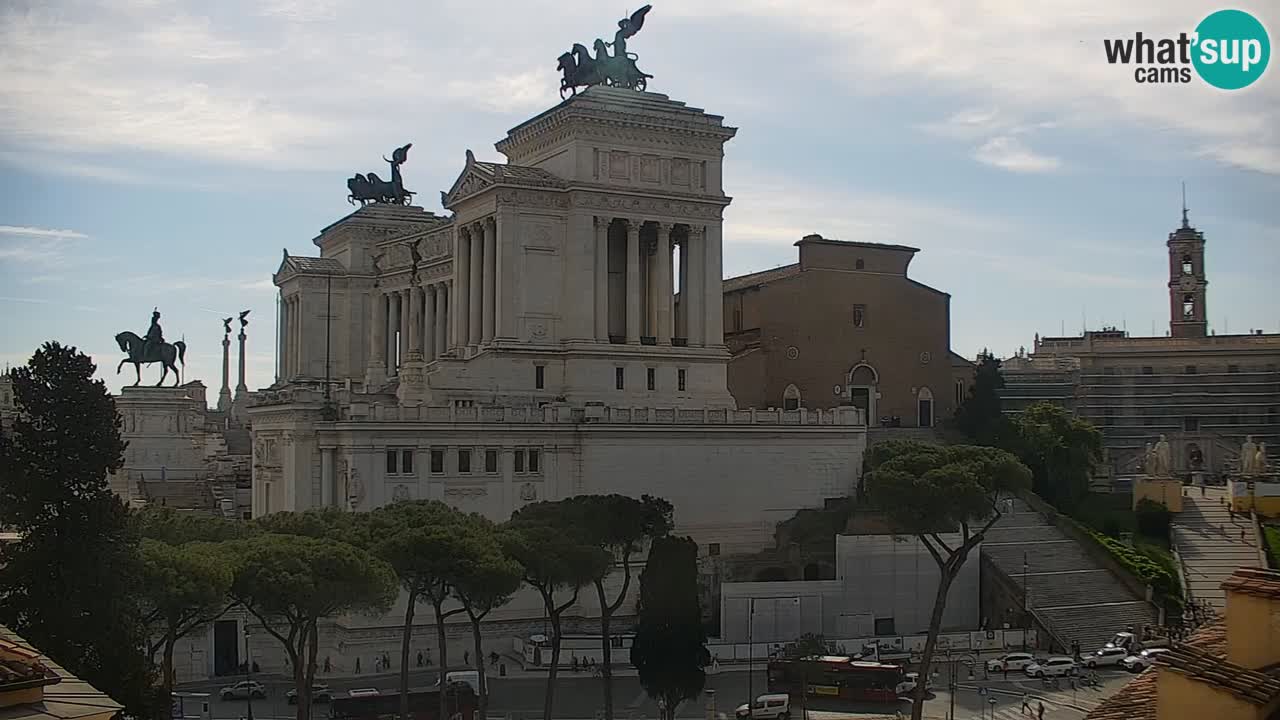 Rome Livecam – Vittoriano webcam – Altare della Patria