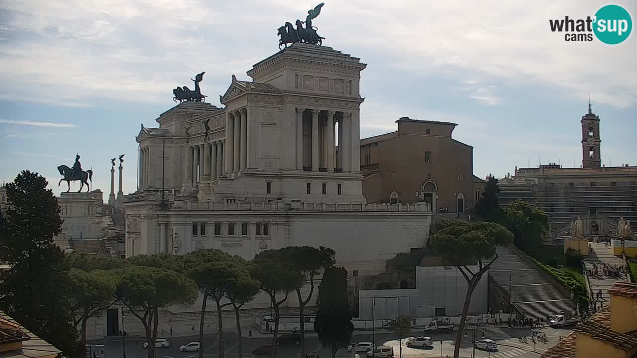 Rome Livecam – Vittoriano webcam – Altare della Patria