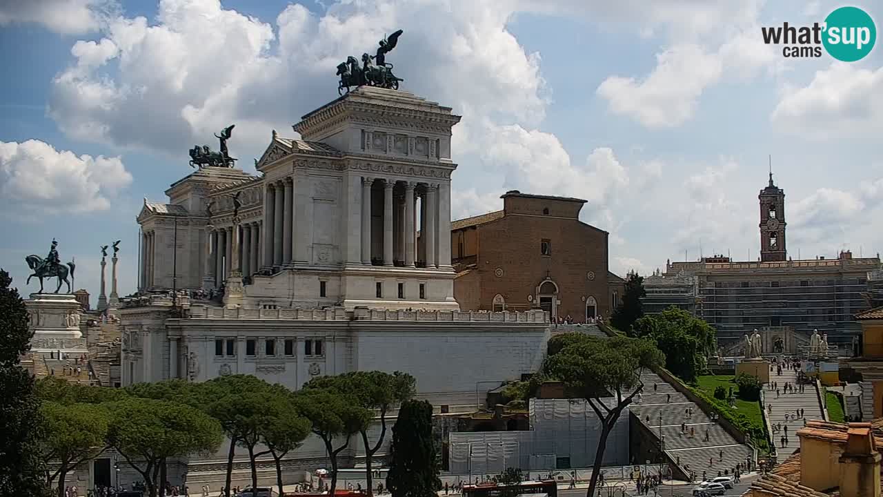 Rome Livecam – Vittoriano webcam – Altare della Patria