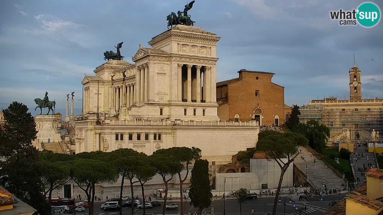 Rome Livecam – Vittoriano webcam – Altare della Patria