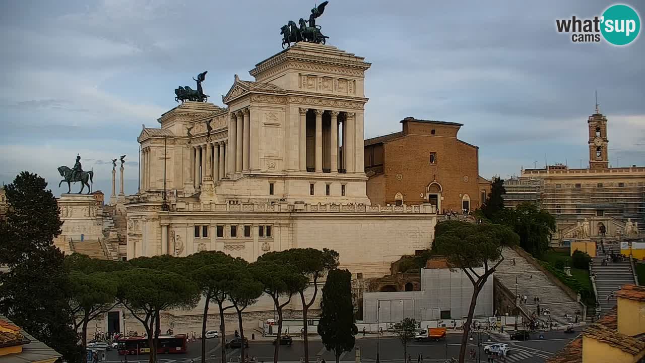 Rome Livecam – Vittoriano webcam – Altare della Patria