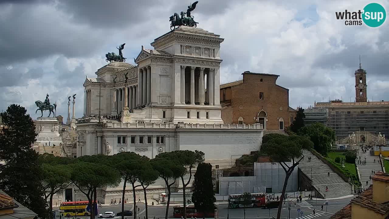 Rome Livecam – Vittoriano webcam – Altare della Patria
