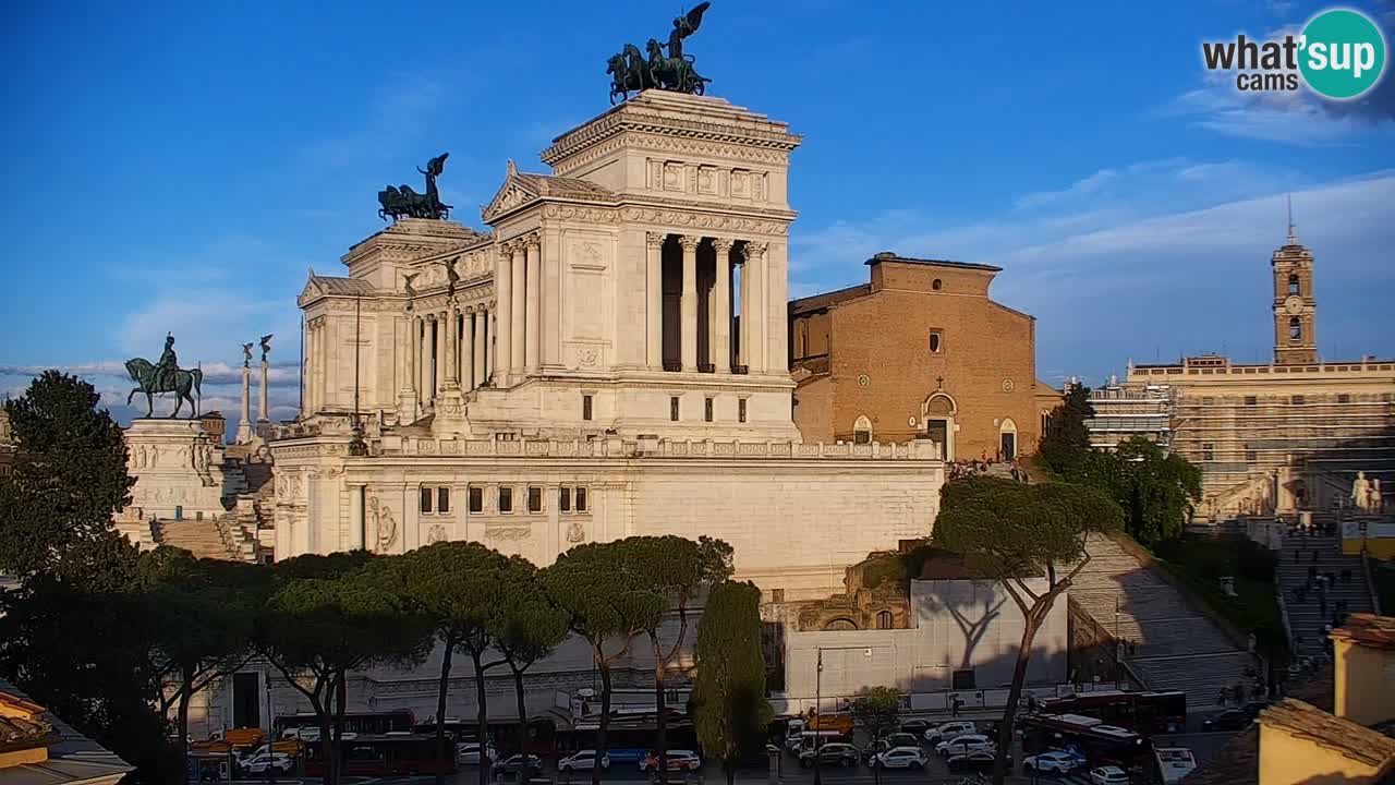 Rome Livecam – Vittoriano webcam – Altare della Patria