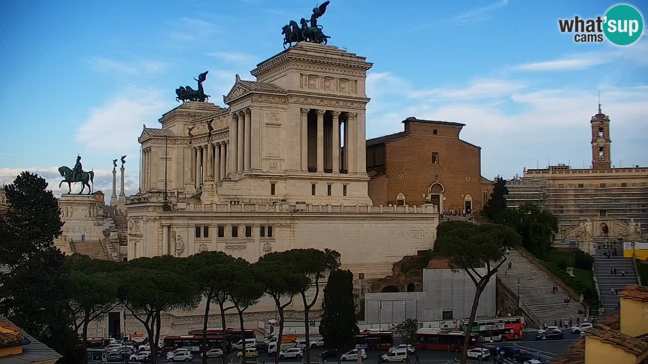Roma Camera en vivo – Vittoriano webcam – Altare della Patria