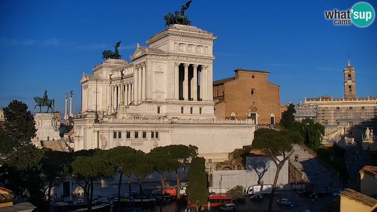 Rome Livecam – Vittoriano webcam – Altare della Patria
