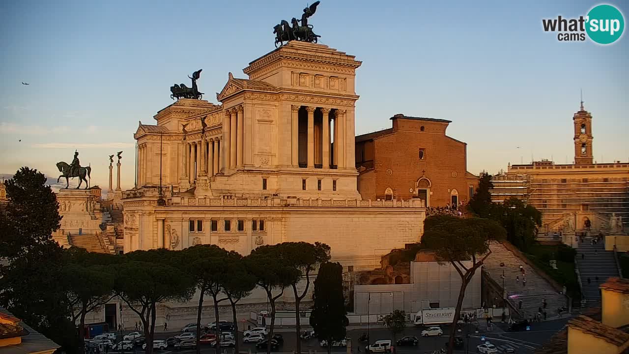 Rome Livecam – Vittoriano webcam – Altare della Patria