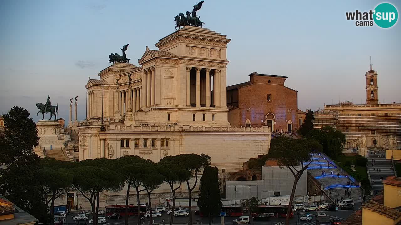 Rome Livecam – Vittoriano webcam – Altare della Patria