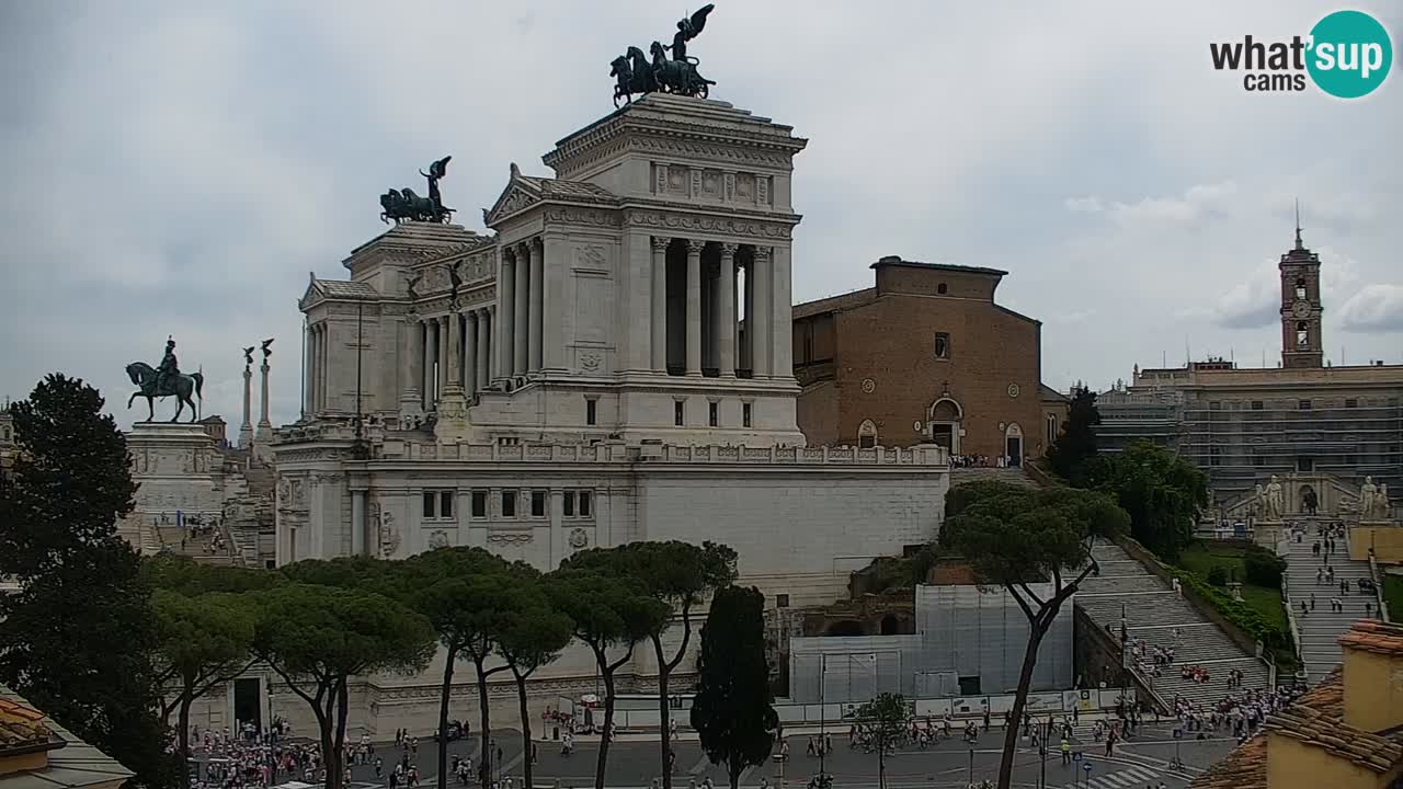 Rome Livecam – Vittoriano webcam – Autel de La Patrie