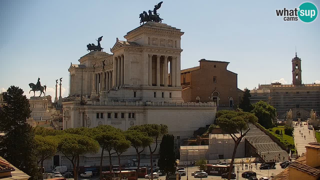 Roma Camera en vivo – Vittoriano webcam – Altare della Patria