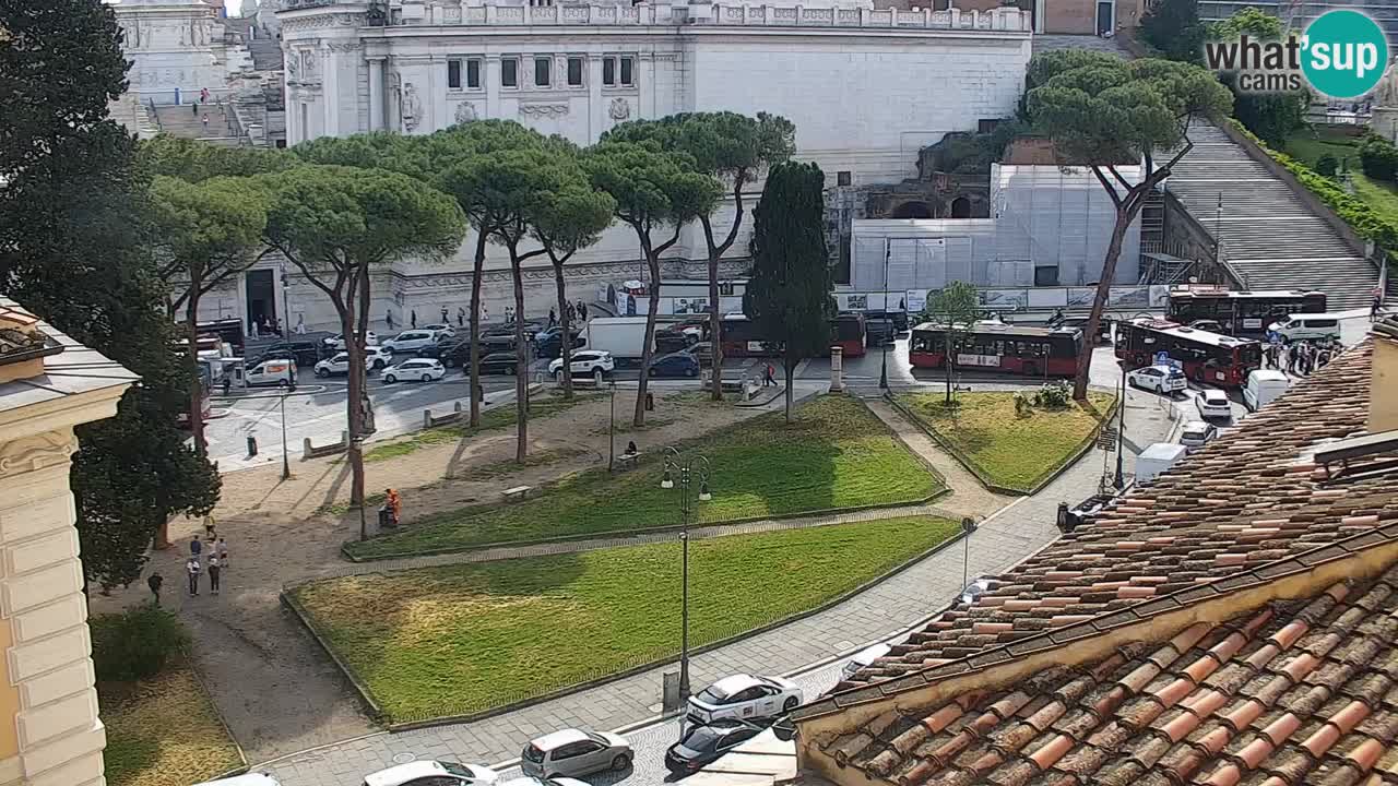 Rome Livecam – Vittoriano webcam – Altare della Patria