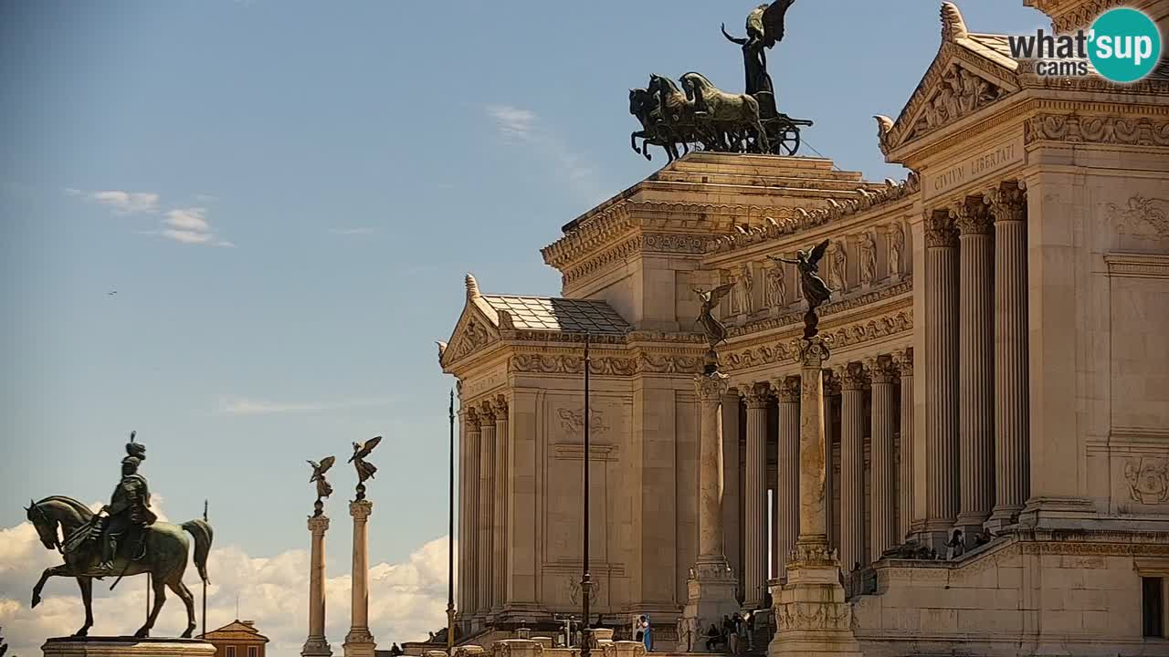 Rome Livecam – Vittoriano webcam – Altare della Patria