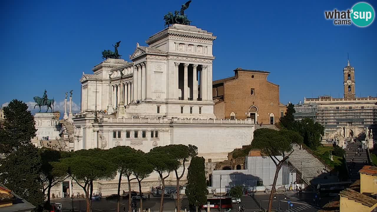 Rome Livecam – Vittoriano webcam – Autel de La Patrie