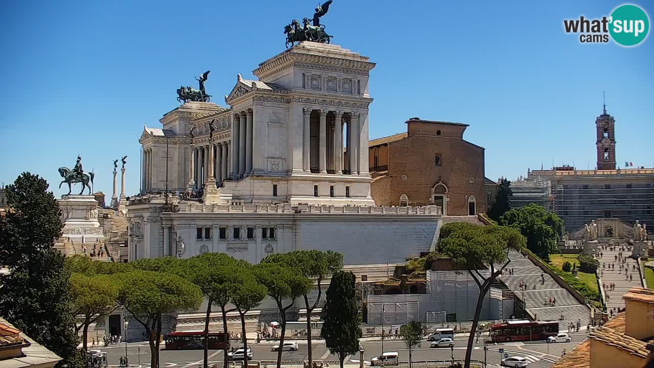 Roma Camera en vivo – Vittoriano webcam – Altare della Patria