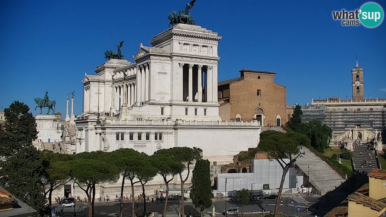 Rome Livecam – Vittoriano webcam – Autel de La Patrie