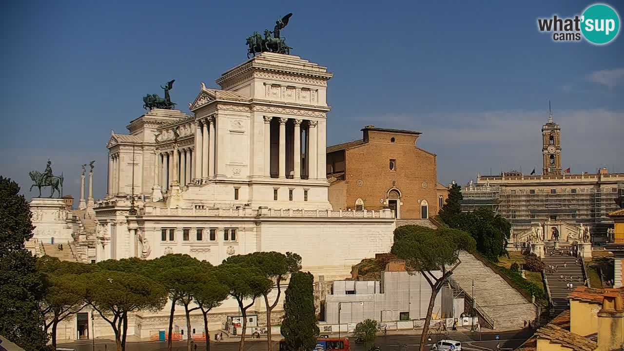 Rome Livecam – Vittoriano webcam – Altare della Patria