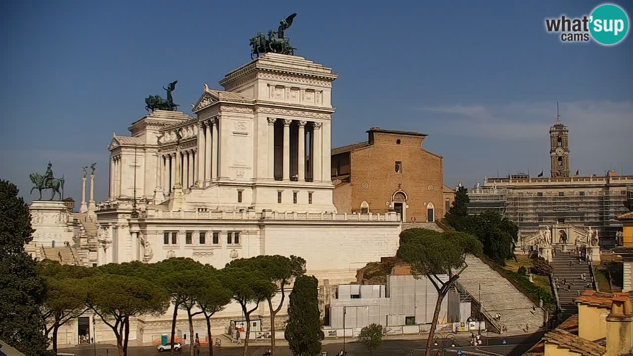 Rome Livecam – Vittoriano webcam – Autel de La Patrie