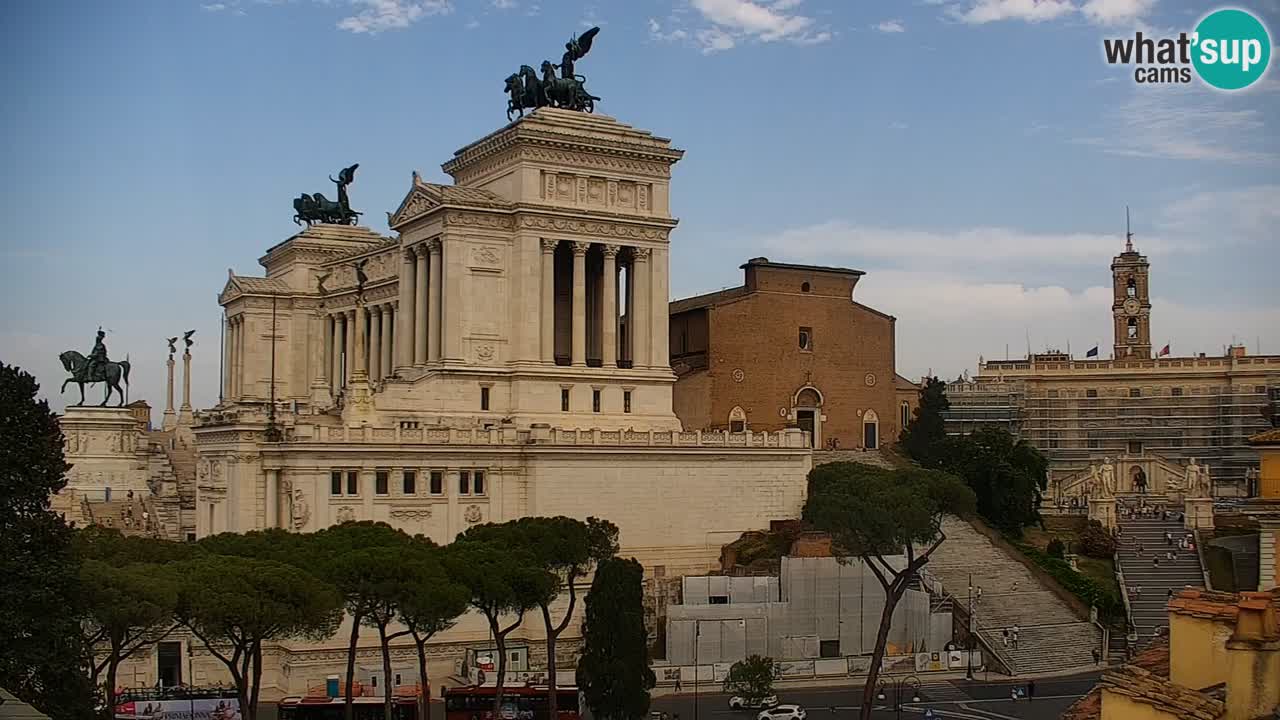 Roma Camera en vivo – Vittoriano webcam – Altare della Patria
