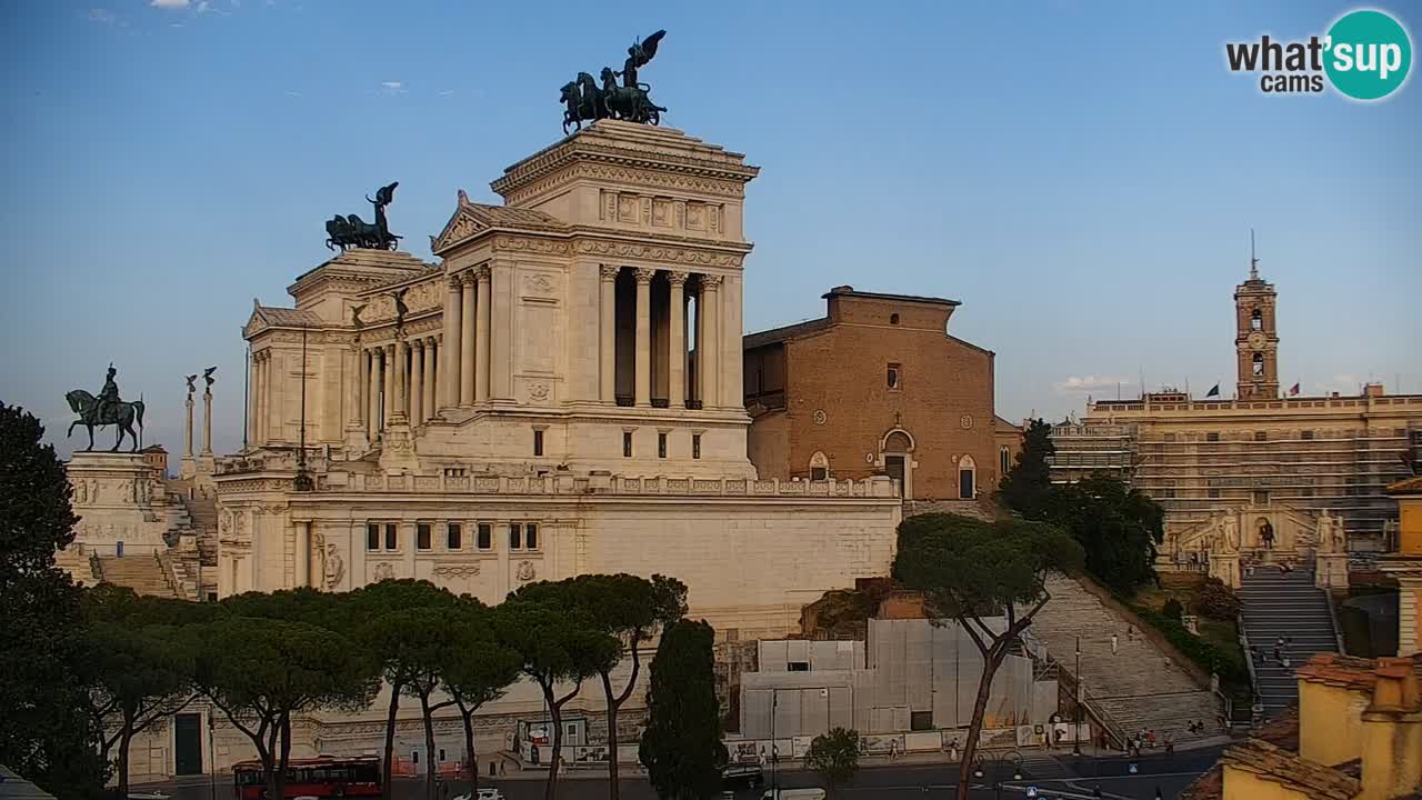 Rome Livecam – Vittoriano webcam – Autel de La Patrie