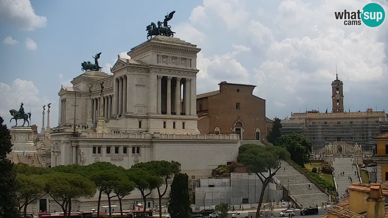 Rome Livecam – Vittoriano webcam – Altare della Patria
