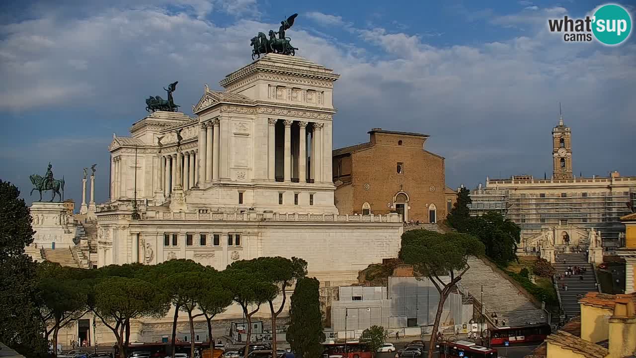 Rome Livecam – Vittoriano webcam – Altare della Patria