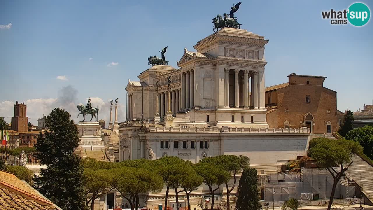 Rome Livecam – Vittoriano webcam – Altare della Patria