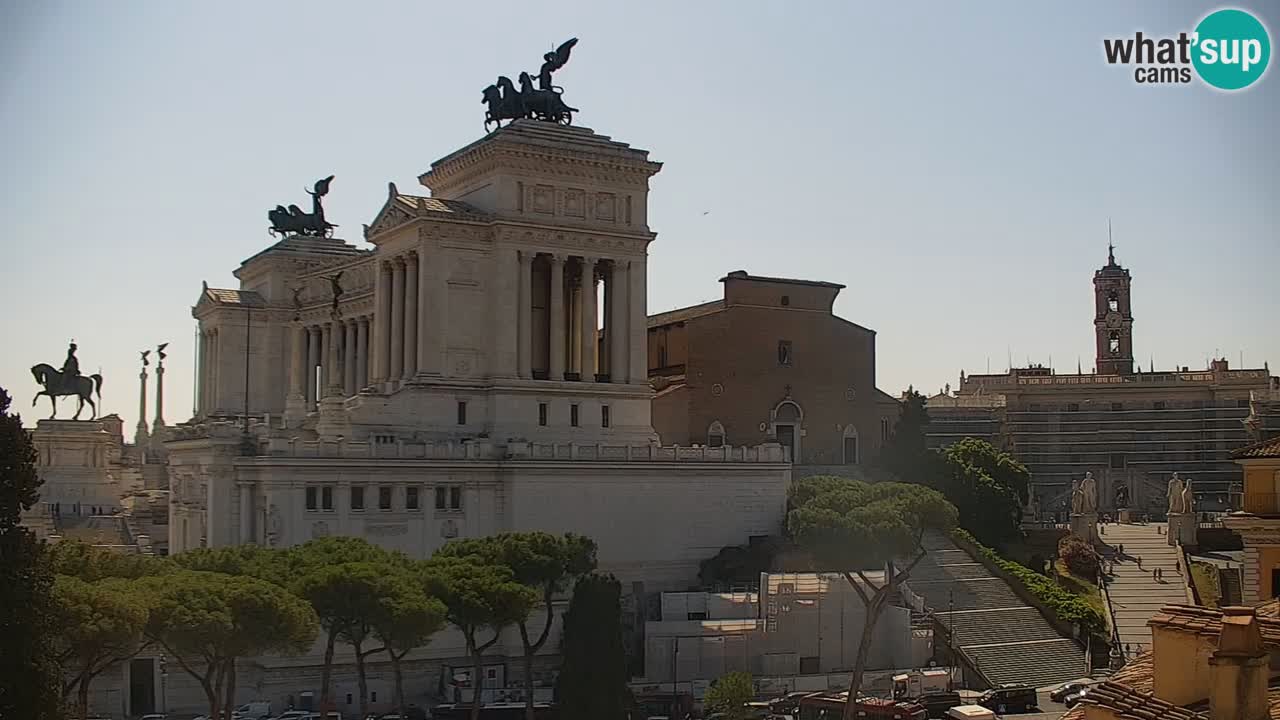 Rome Livecam – Vittoriano webcam – Altare della Patria