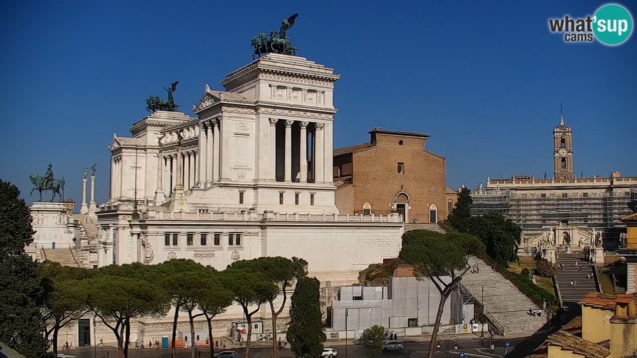 Rome Livecam – Vittoriano webcam – Autel de La Patrie