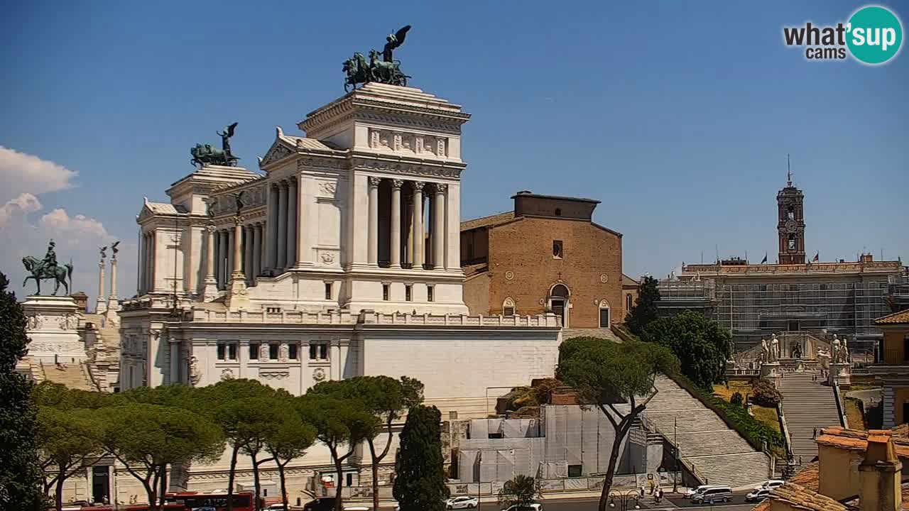 Rome Livecam – Vittoriano webcam – Altare della Patria