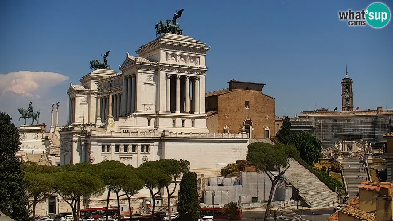 Rome Livecam – Vittoriano webcam – Autel de La Patrie
