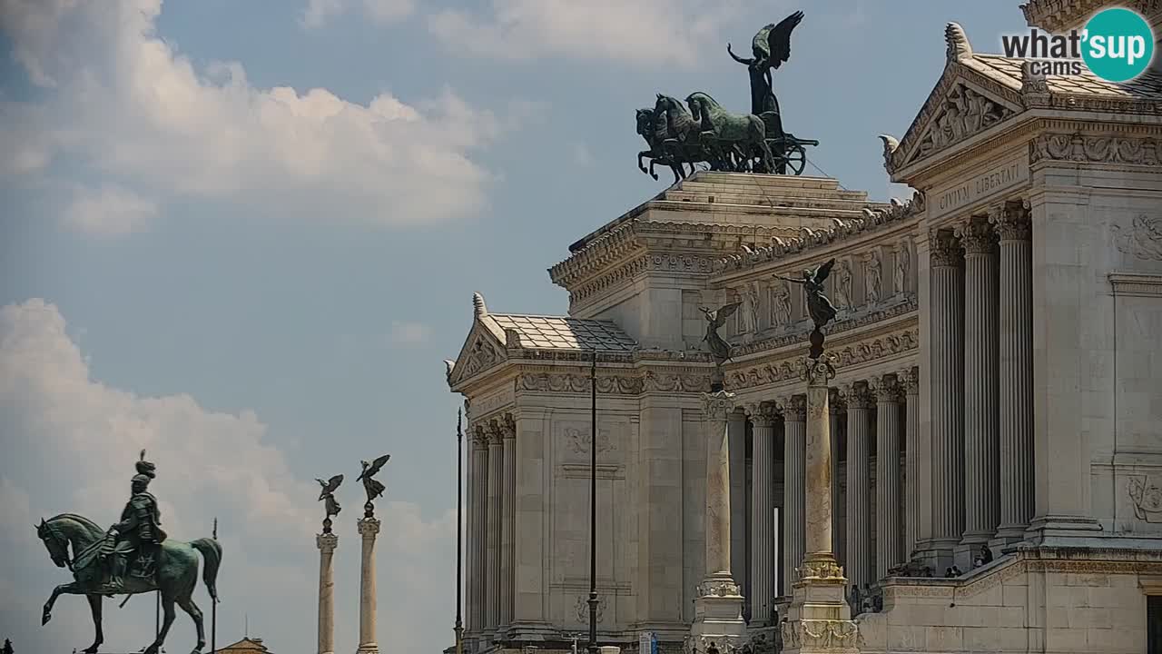 Rome Livecam – Vittoriano webcam – Altare della Patria