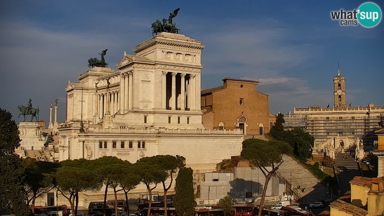 Rome Livecam – Vittoriano webcam – Altare della Patria