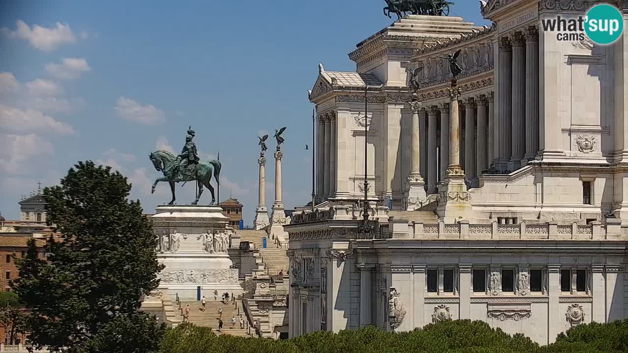 Rome Livecam – Vittoriano webcam – Autel de La Patrie