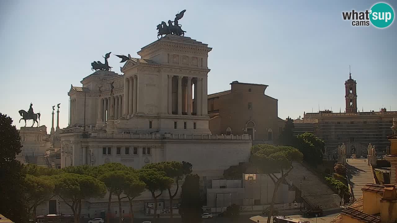Rome Livecam – Vittoriano webcam – Autel de La Patrie