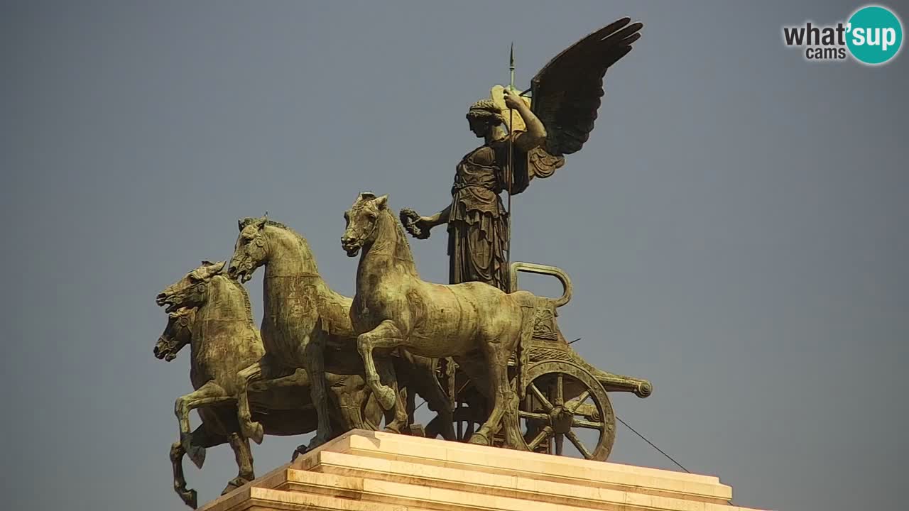 Rome Livecam – Vittoriano webcam – Altare della Patria
