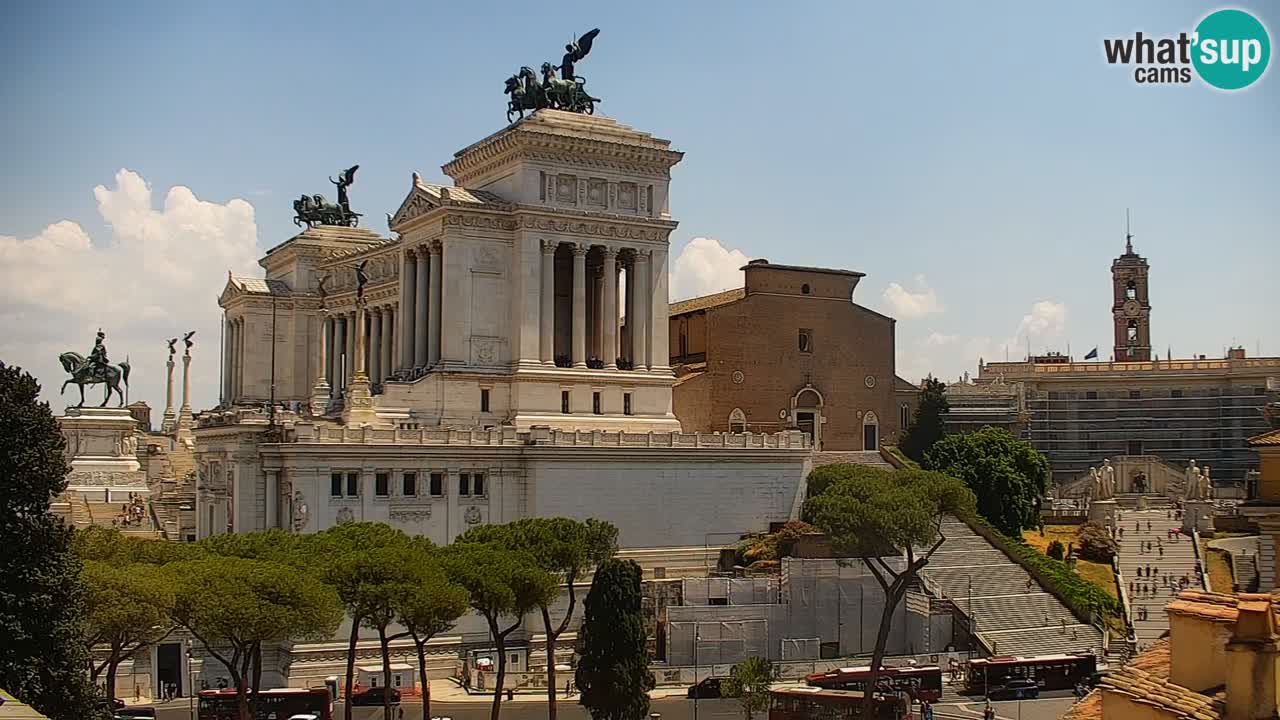 Rome Livecam – Vittoriano webcam – Autel de La Patrie