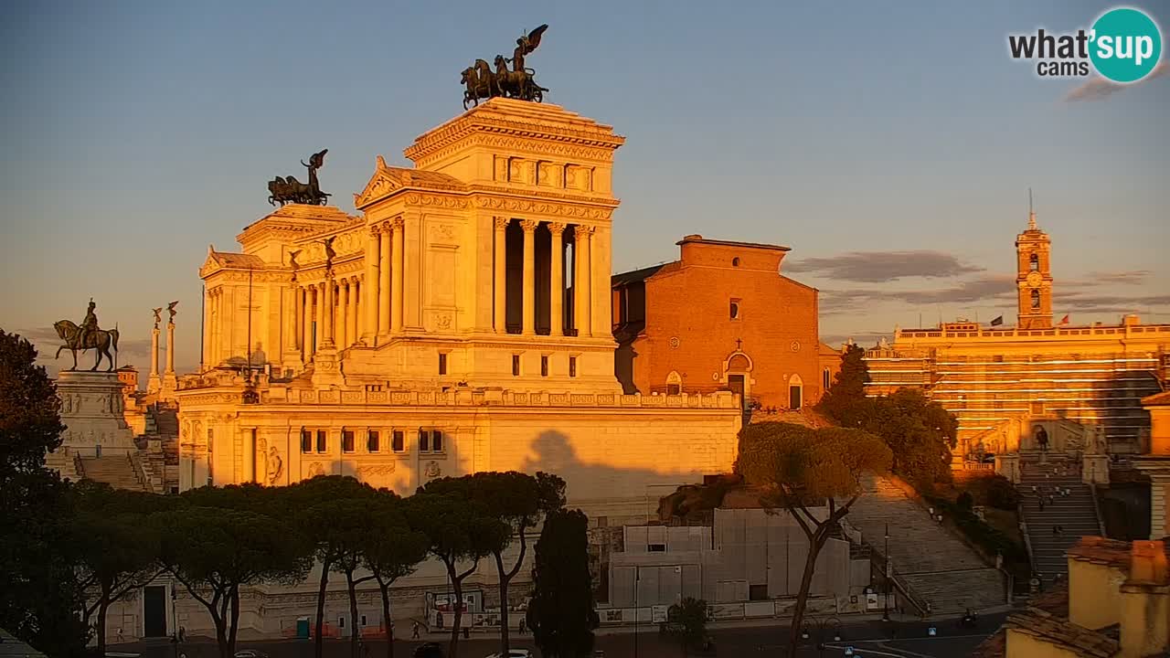 Rome Livecam – Vittoriano webcam – Altare della Patria