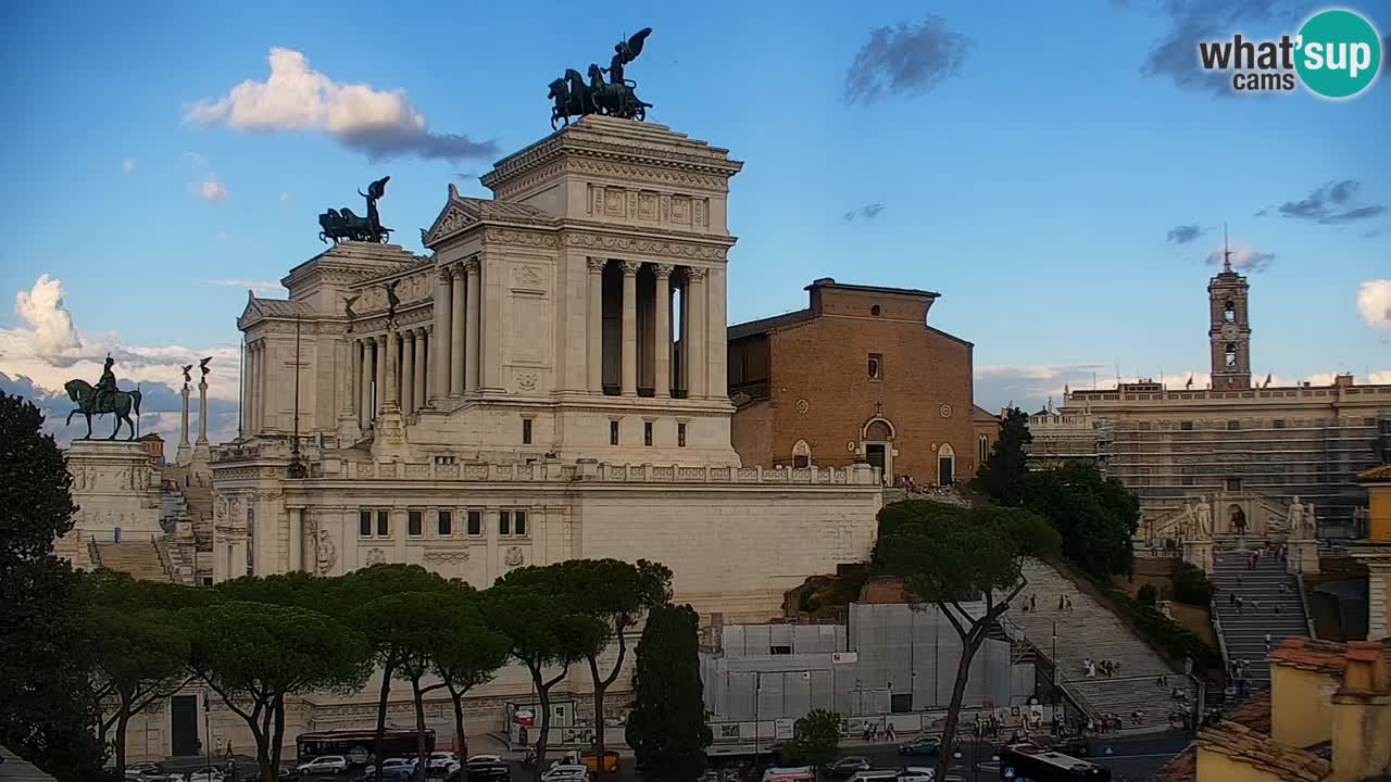 Rome Livecam – Vittoriano webcam – Autel de La Patrie