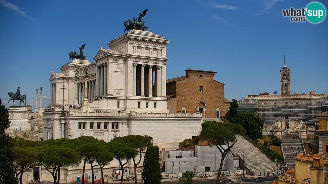 Rome Livecam – Vittoriano webcam – Autel de La Patrie