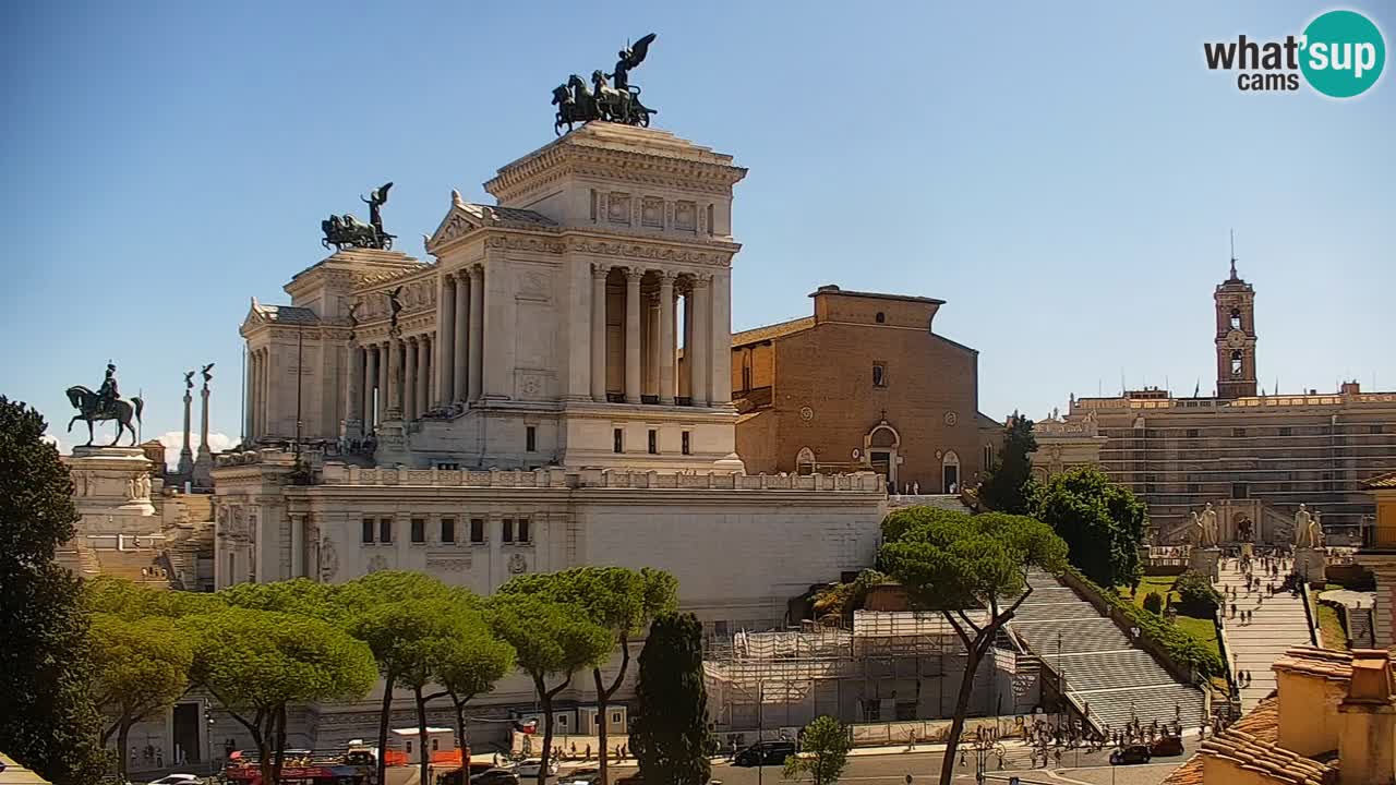 Rome Livecam – Vittoriano webcam – Altare della Patria