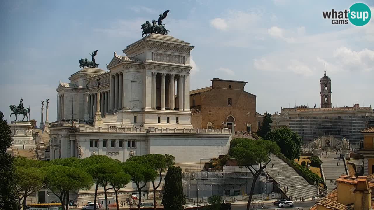 Rome Livecam – Vittoriano webcam – Autel de La Patrie