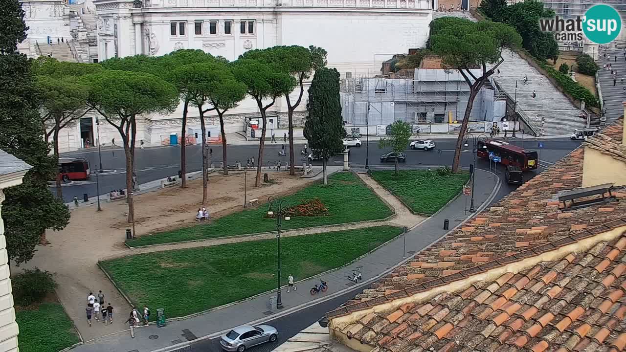 Rome Livecam – Vittoriano webcam – Altare della Patria