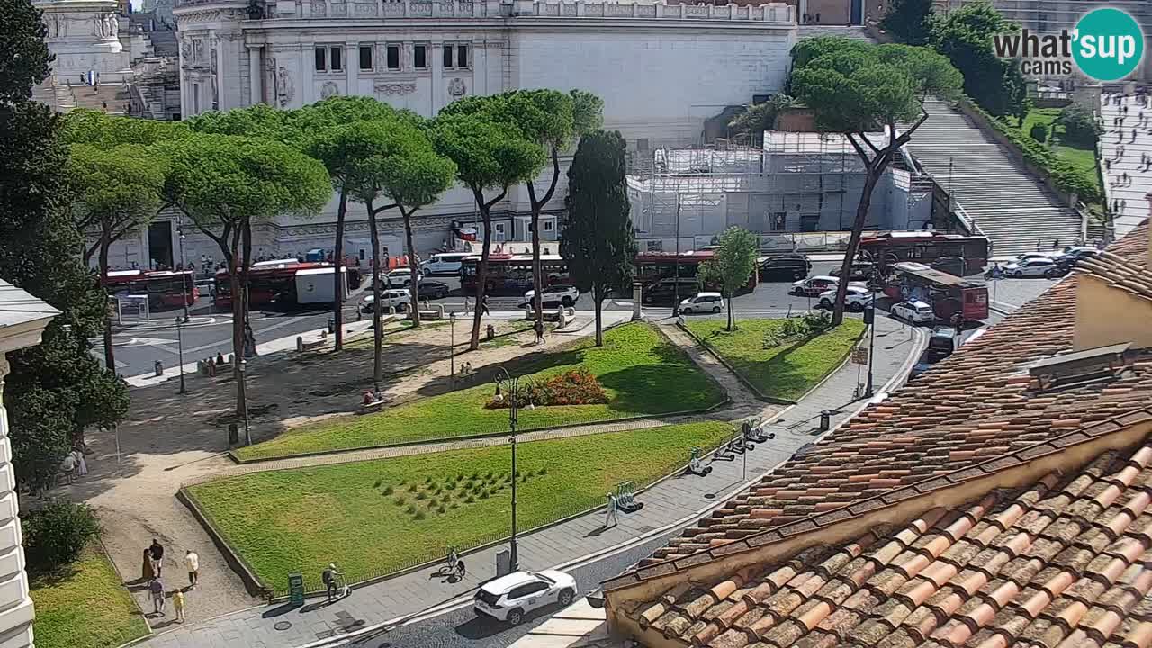 Rome Livecam – Vittoriano webcam – Altare della Patria