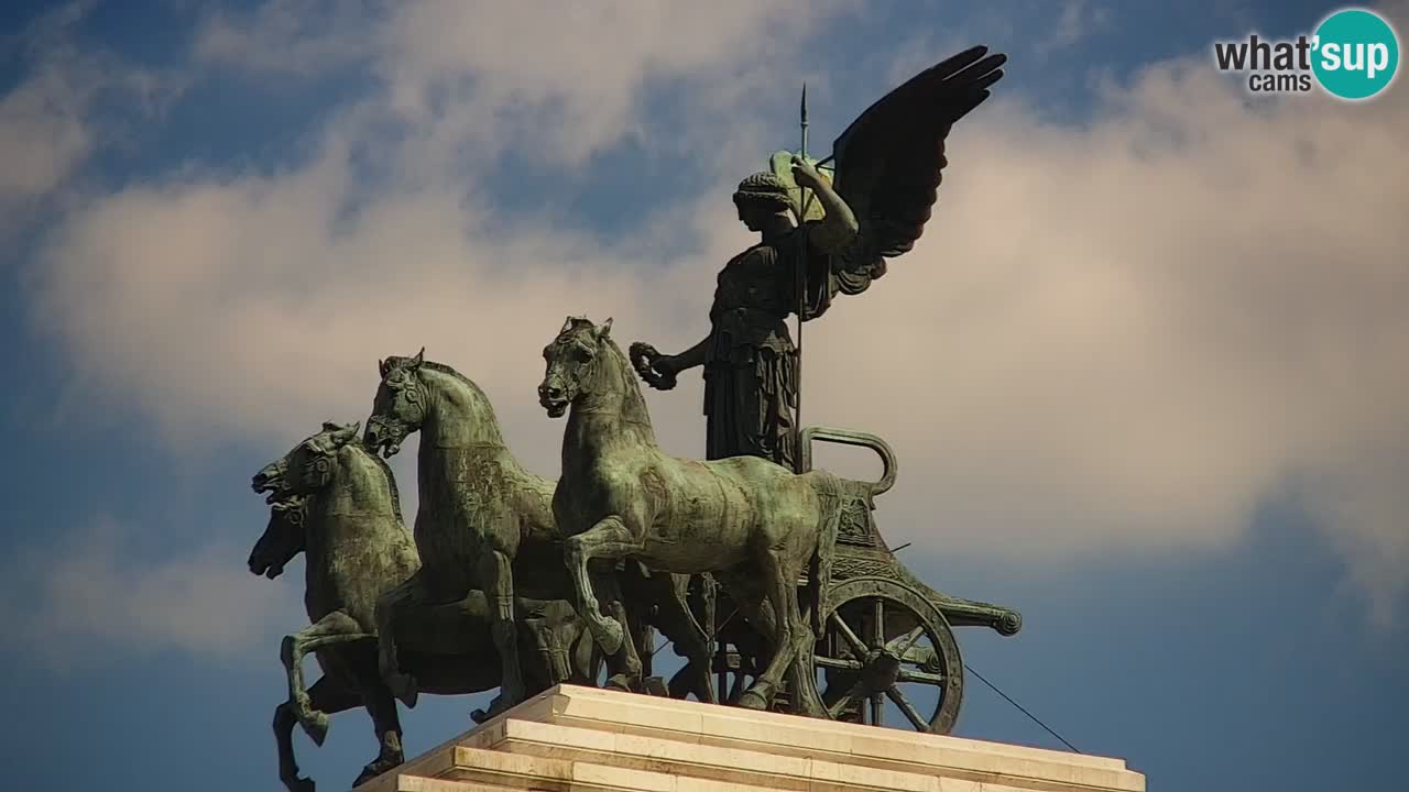 Rome Livecam – Vittoriano webcam – Altare della Patria