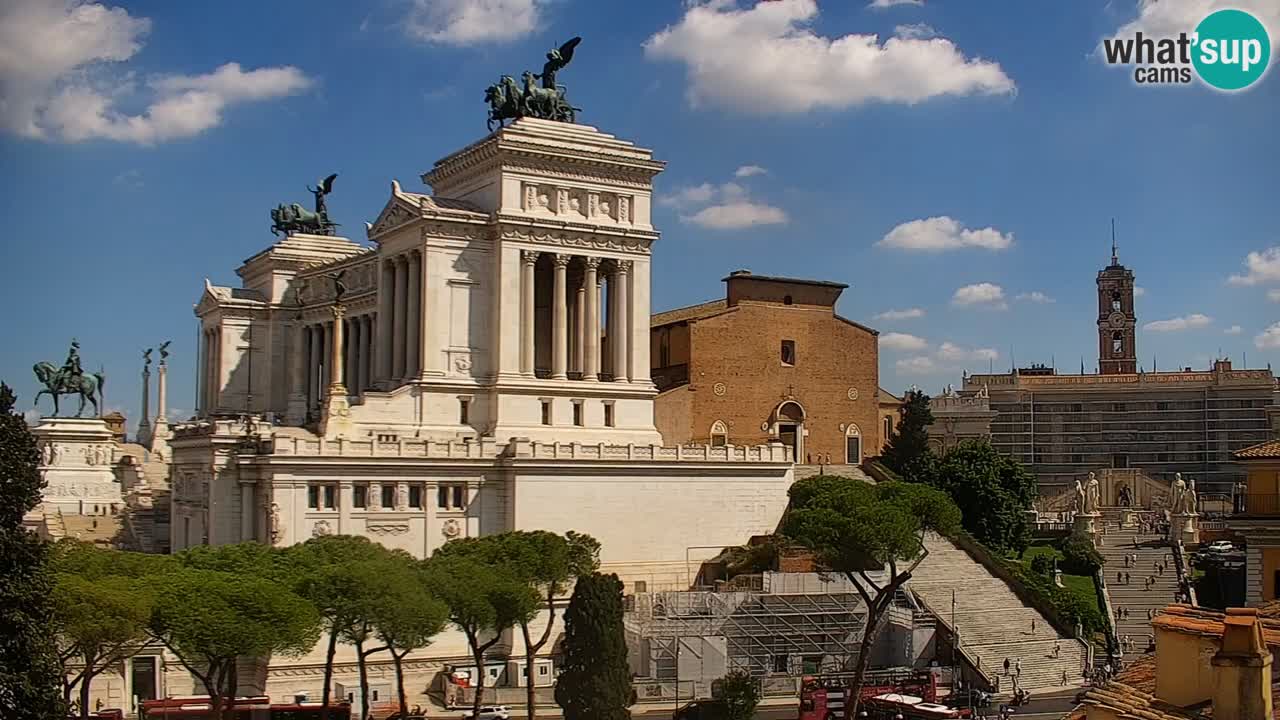 Rome Livecam – Vittoriano webcam – Altare della Patria